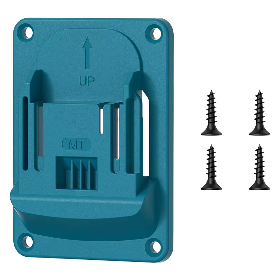 Bohrerhalterung für Makita 18 V Li-Ionen-Bohrer, Wand-Dock-Aufhänger aus Kunststoff in Schwarz und Blau für Garage und Werkstatt - Bild 7