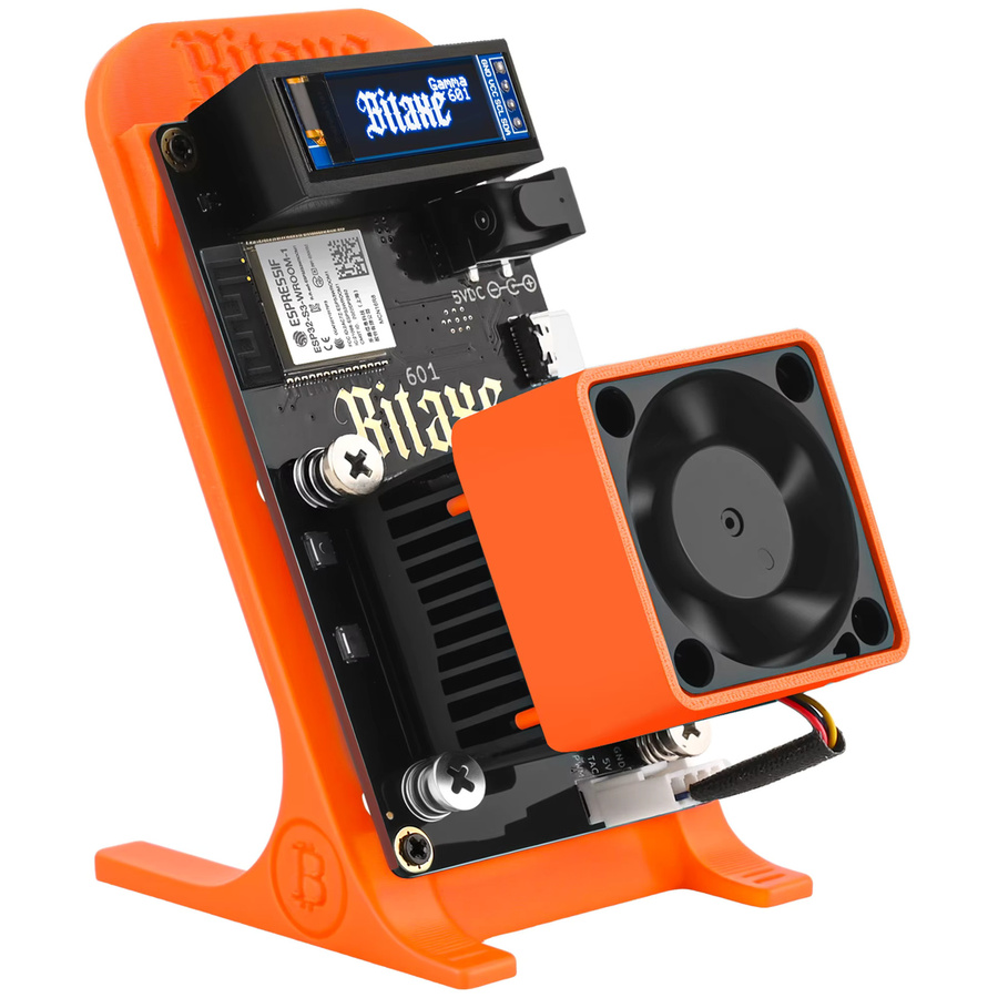 YYSLuping Haushalts-Mini-Computersimulator mit bis zu 1,5T Hashrate in Weiß und Orange - Bild 1