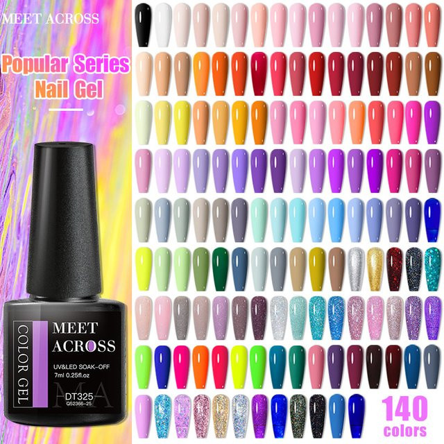 MEET ACROSS Nagelgel, Matt, 7 ml - Bild 1
