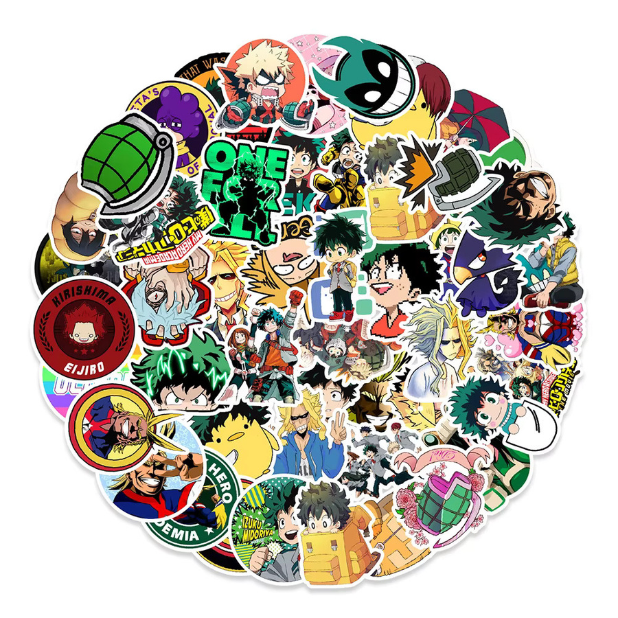 Bandai My Hero Academia Deku Aufkleber, Bunt / Mehrfarbig - Bild 3