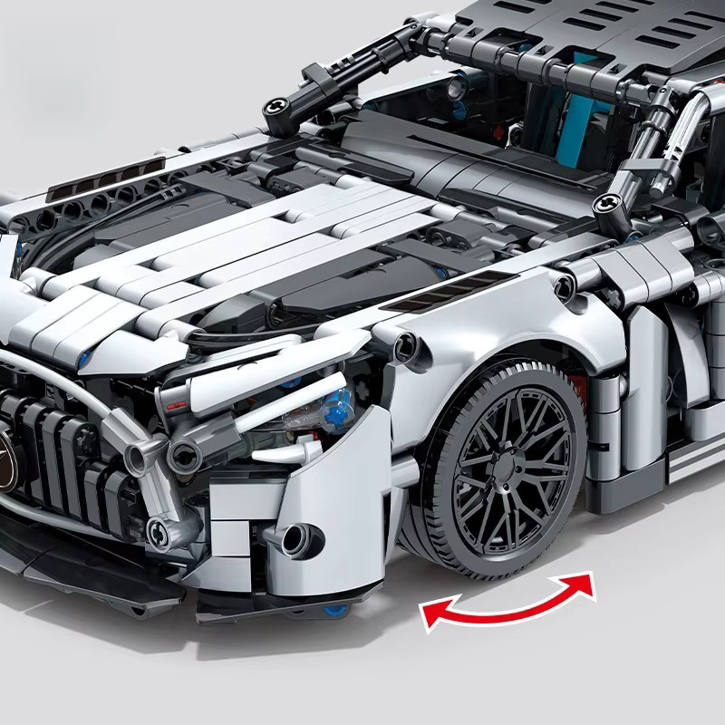 yaafun Technisches Sportfahrzeug, Rennwagen-Modell, 1160 Teile, 1:14 - Bild 5