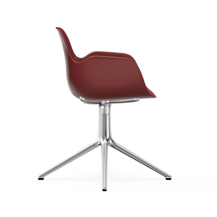 Normann Copenhagen Form Drehsessel mit Armlehnen in Rot - Bild 2