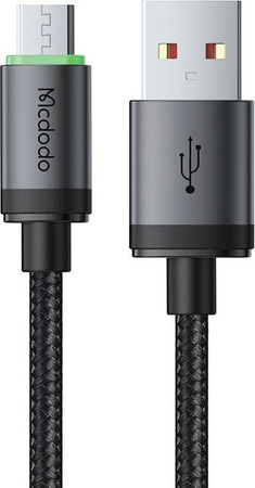 McDodo USB-A auf microUSB Daten- und Ladekabel, 18W, Schwarz, 1m