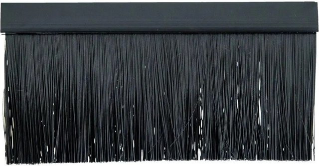 HMF Bürstenleiste für Kabeldurchführung für 19 Zoll Serverschrank in Schwarz - Bild 1