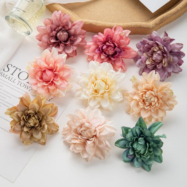 Smr Künstliche Chrysanthemen aus Seide in Multicolor für DIY-Geschenke, Hochzeiten und Dekorationen - Bild 1