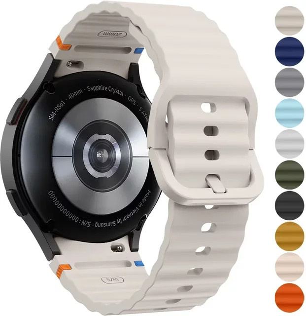 FancyWrist Uhrenarmband Silikon, Weiß, Unisex - Bild 1