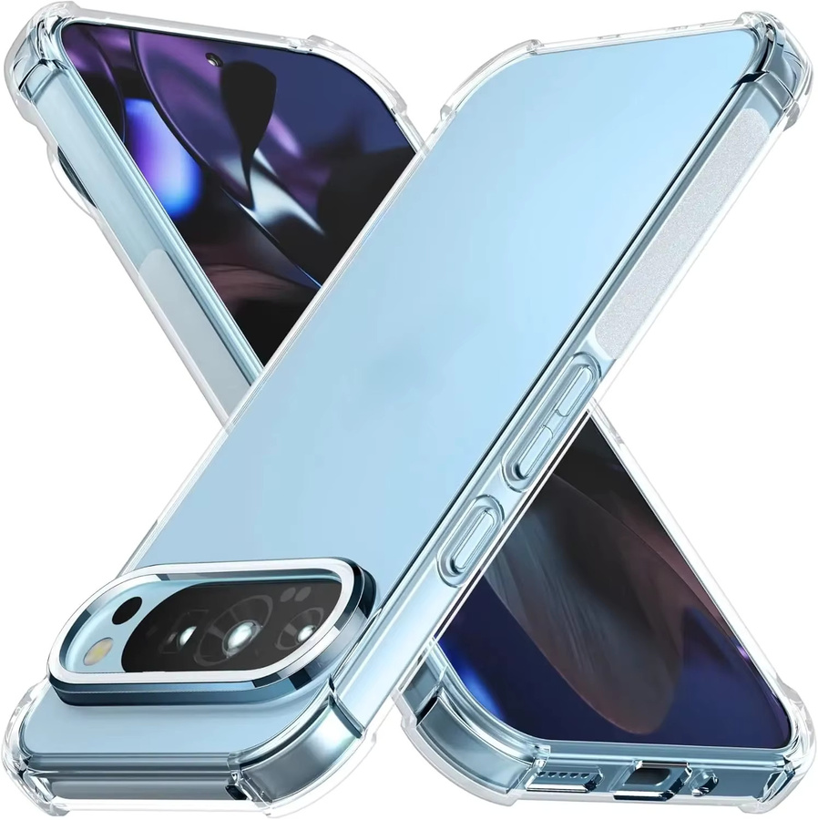 Stoßfeste Airbag Schutzhülle aus transparentem TPU für Google Pixel 10, 10 Pro, 9, 9 Pro XL, 8, 8a - Bild 2