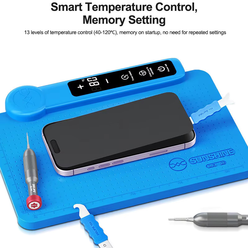 SUNSHINE LS3 SE 11-Zoll-LCD-Bildschirmtrenner in Blau für die Reparatur von Telefonen und Uhren - Bild 3