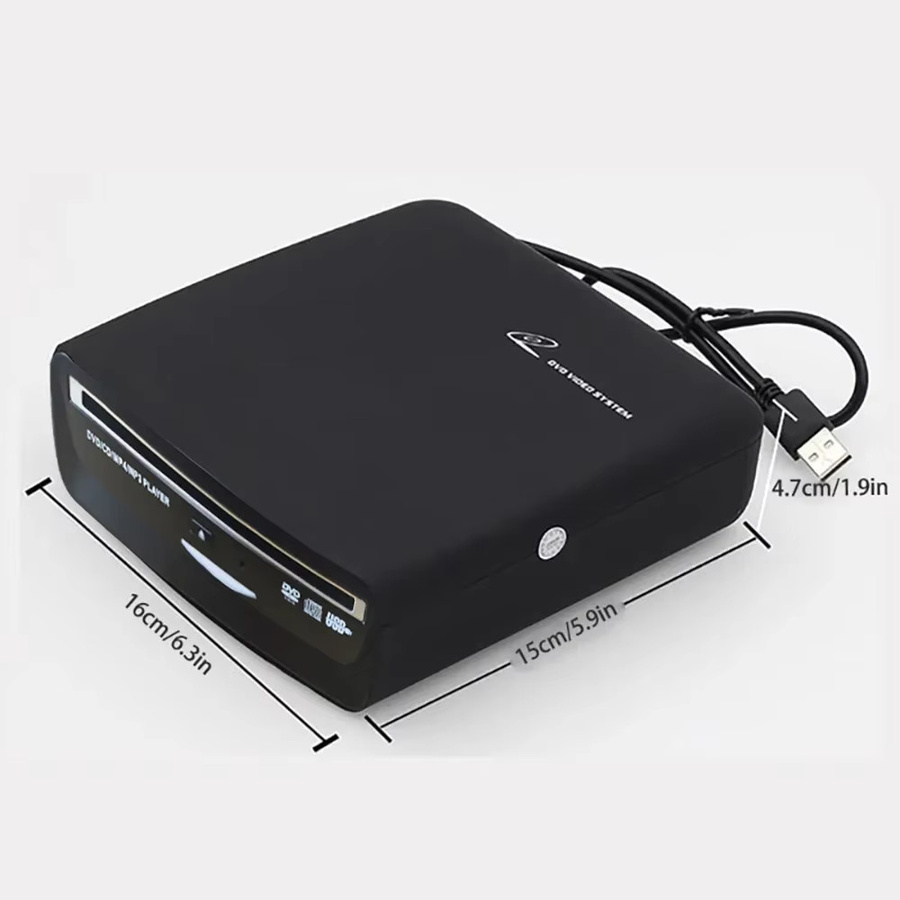 Mullmedia Externer Auto-CD-Player mit Bluetooth für Tesla Model 3 2019–2021, MP5, LED-TV und PC, Schwarz - Bild 6