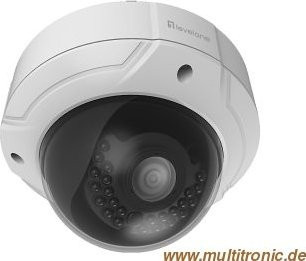 LevelOne FCS-3085 Netzwerk-Überwachungskamera in Weiß – 4 MP Kuppel-Kamera für den Außenbereich mit Tag- und Nachtmodus, motorisierter PTZ-Funktion, Audio und PoE-Unterstützung - Bild 1