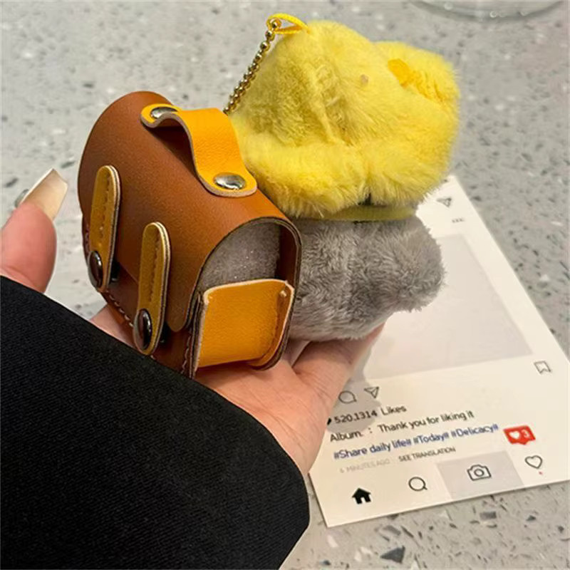 Gelber Pinguin-Rucksack Schutzhülle für Apple AirPods Pro 2., 3. und 4. Generation - Bild 2