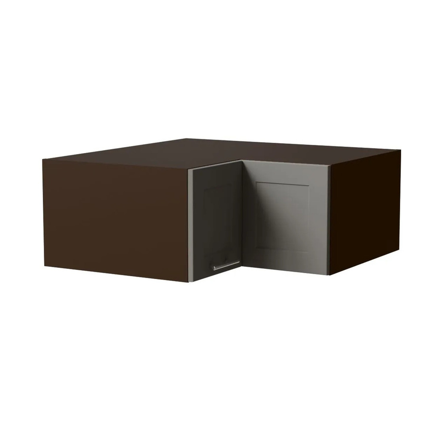 Feldmann-Wohnen Eckaufsatzschrank Oslo in Lava / Dust Grey Matt mit Soft-Close-Türen, B/T/H: 90 x 36 x 90 cm - Bild 2