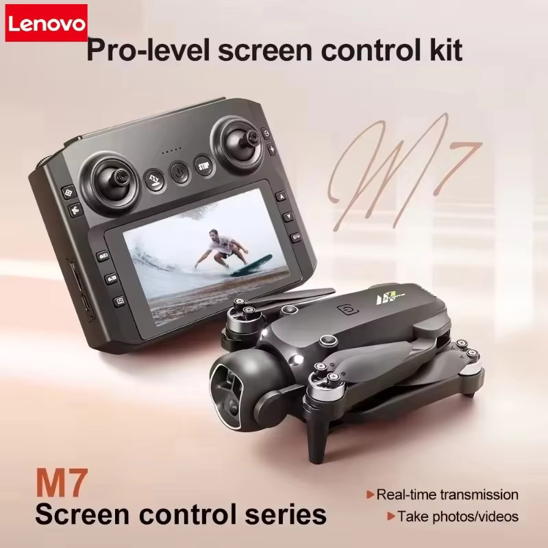 Lenovo M7 Drohne mit 8K Doppelkamera, GPS und Hindernisvermeidung, Schwarz - Bild 5