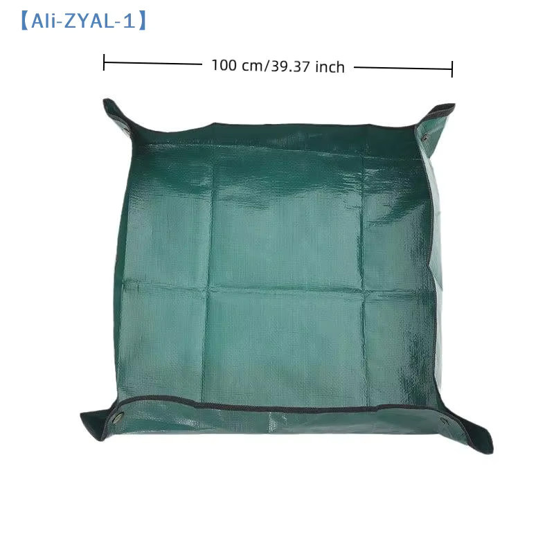 Wasserdichte Pflanzen-Umtopfmatte für Zimmerpflanzen in Orange und Grün - Bild 3