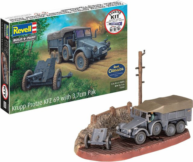 Revell Starter Kit Krupp Protze KFZ 69 Zweiter Weltkrieg - Bild 1