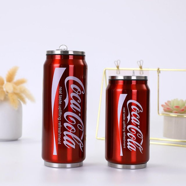 HomeHarmony Thermoskanne aus doppelwandigem Edelstahl in Dunkelrot, 500 ml - Bild 1
