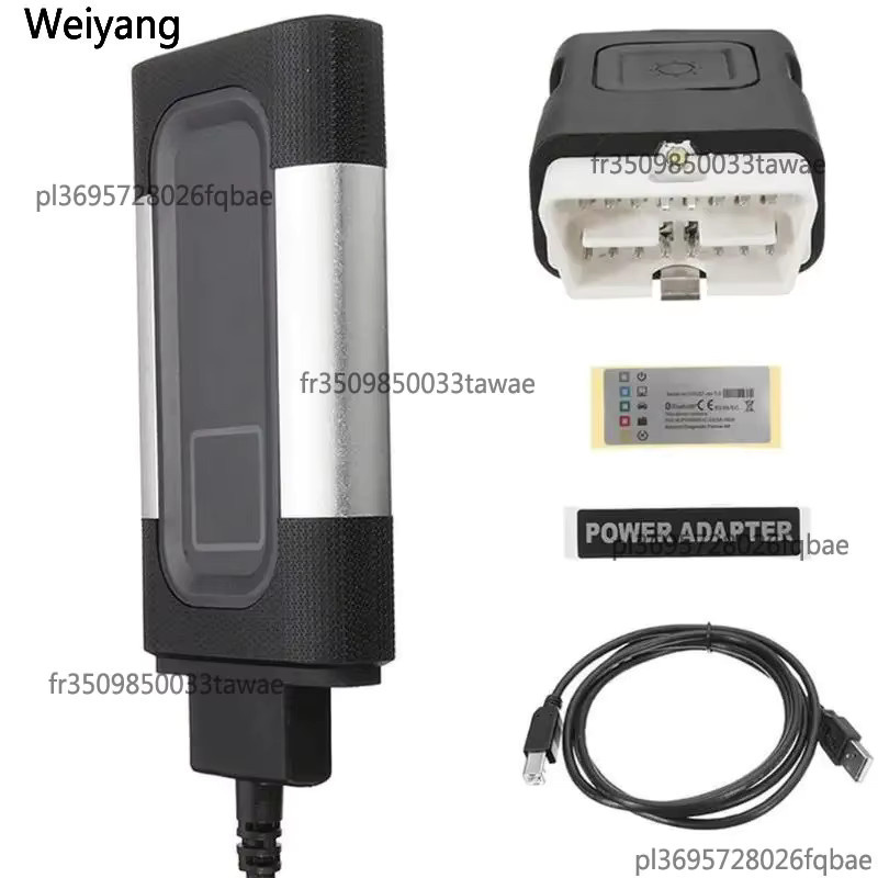 Autocoms Pro VCI DS150E OBD2 Diagnose-Scanner mit USB und Bluetooth Dual-Mode, Fahrzeug-Fehlercode-Lesegerät für Auto und LKW, Schwarz - Bild 3