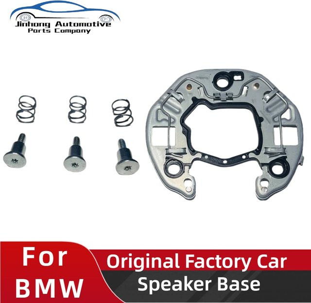 YTYIN Autolautsprecher-Montagesockel mit federbelasteten Schrauben Set für BMW 1er, 2er, 3er, 4er und G-Serie, Farbe: Silber - Bild 1