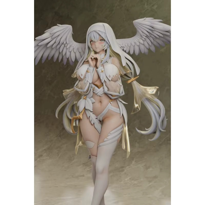 Bandai Anime GK Shalier Kawaii Figur, Harz, Weiß, Fantasy, Puppe - Bild 3