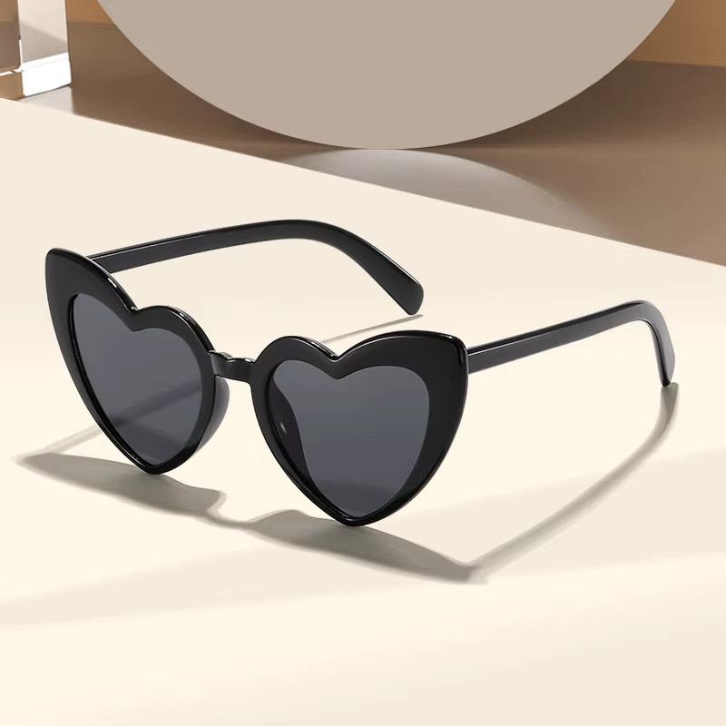 ZUXUB Sonnenbrille Herz, pink, Vollrand, Kunststoff, Damen - Bild 3