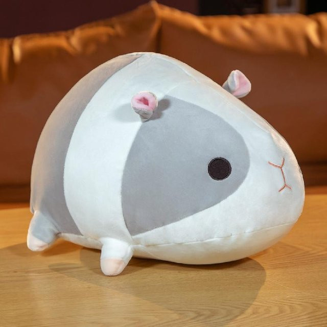 Süßer Mu Cheng Hamster Stofftier Plüschpuppe, 50cm, Grau - Bild 1