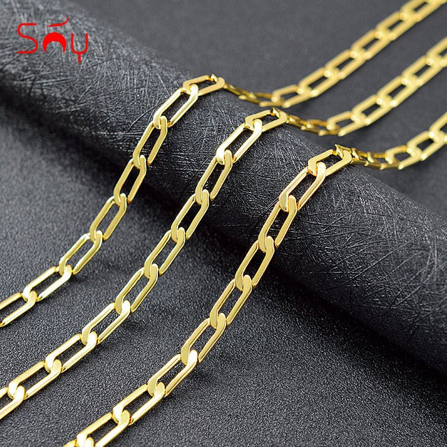 sny Halskette, Gold Farbe, geometrisch, Unisex - Bild 1