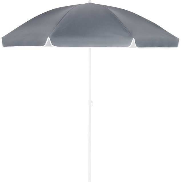Sonnenschirm Crete von Kingsleeve in Anthrazit mit 200 cm Durchmesser, UV-Schutz 50+ und Neigefunktion - Bild 1