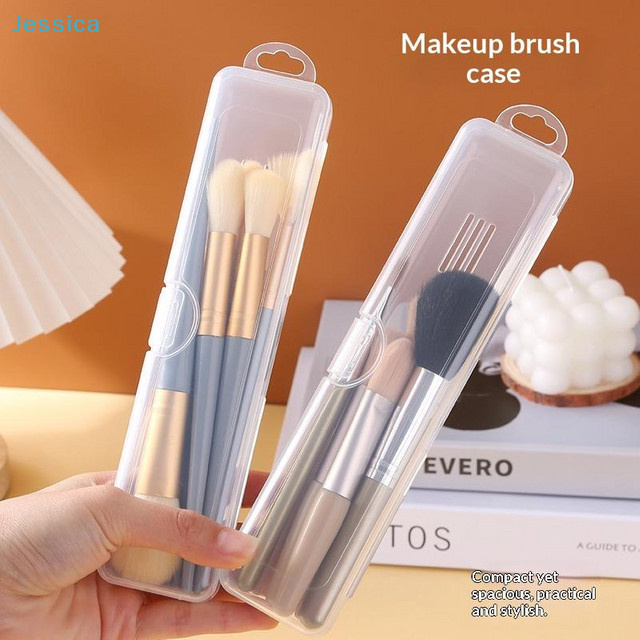 Jessica Make-up-Pinsel-Etui, transparent, Unisex - Bild 1