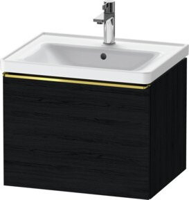 Duravit Waschtischunterschrank D-Neo in Eiche matt, B/T/H: 58,4 x 45,2 x 44,0 cm - Bild 1