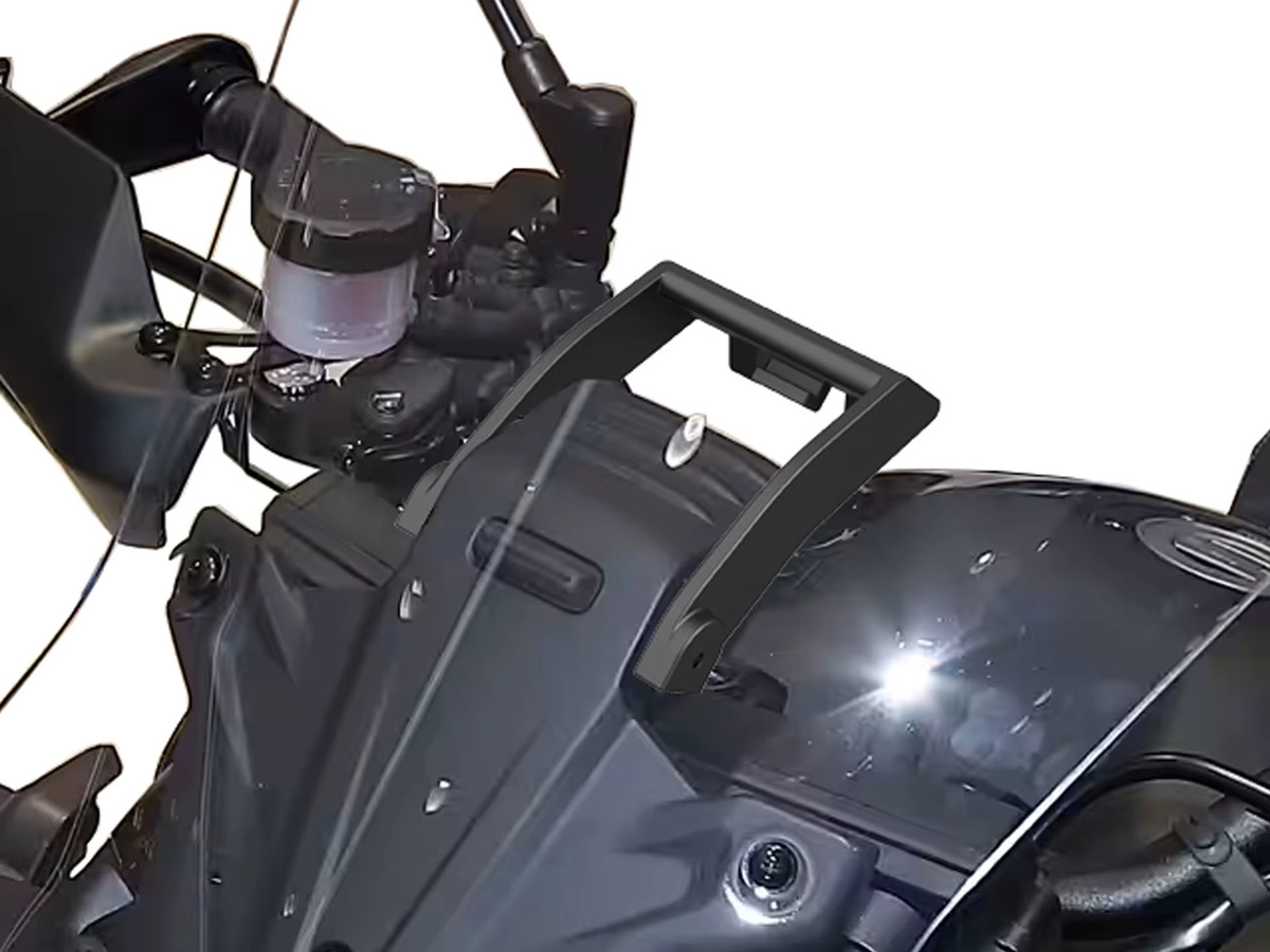 XITOMER Aluminium GPS Navigationshalterung für Yamaha Tracer 900 und Tracer 9 GT (2018-2024), Schwarz - Bild 5