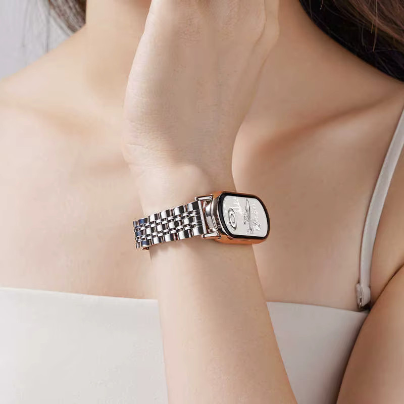 Xiaomi Uhrenarmband Edelstahl, Silber, Damen - Bild 2