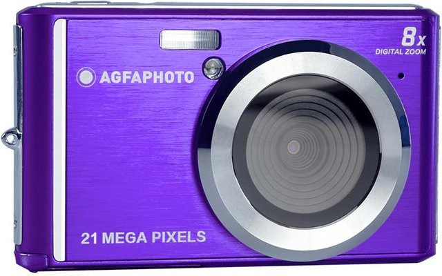 Agfaphoto DC5200 Kompaktkamera in Violett mit USB-C Anschluss - Bild 1