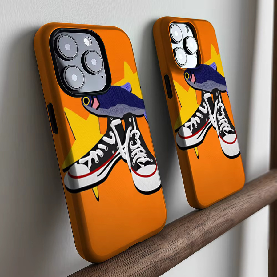 CaseLumi Matte Bumper MagSafe Schutzhülle für iPhone 17 16 15 14 13 Pro Max in Orange - Bild 2