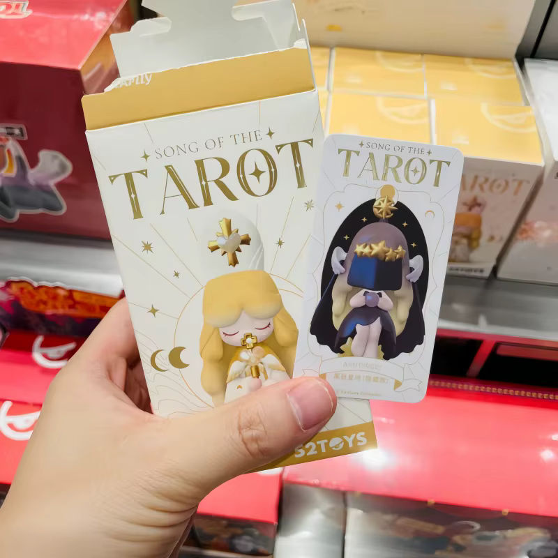 52toys Laplly Star Song Serie Blind Box Fate Konstellation Tarot Karte Ornament Puppe mehrfarbig - Bild 4
