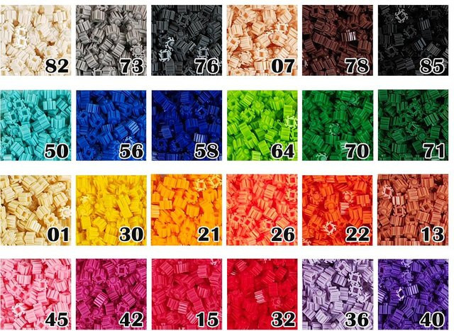 Wucifang Bags Pixel Art Puzzle Bausteine, 200-teiliges Set, ab 14 Jahren - Bild 1