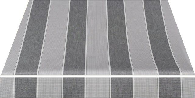 Spettmann Kassettenmarkise VC 1000 mit Handkurbel aus Aluminium und Polyacryl, Farbe Grau-Schwarz, B/T: 400 x 300 cm - Bild 1