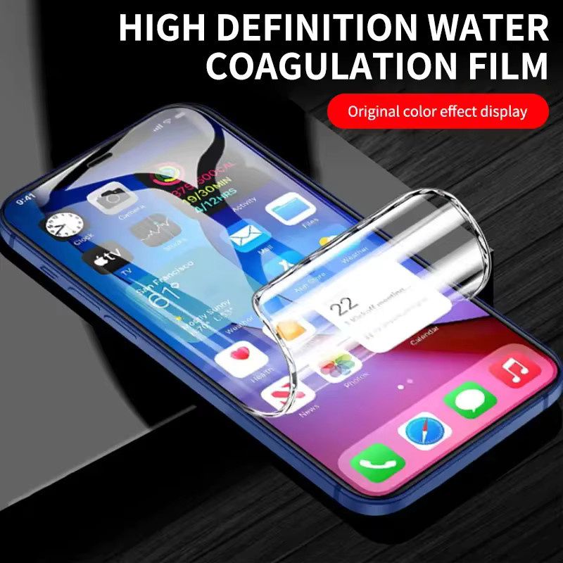 3er Pack Hydrogel Displayschutzfolien für Apple iPhone Modelle in Transparent - Bild 3