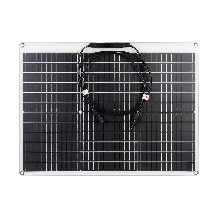 PowMr 40W flexibles monokristallines Solarpanel, 18V, hocheffizientes PV-Modul in Schwarz, ultradünn und wasserdicht, ideal als Solarladegerät für Wohnmobile, Autos, Camping und Outdoor-Stromversorgung - Bild 9