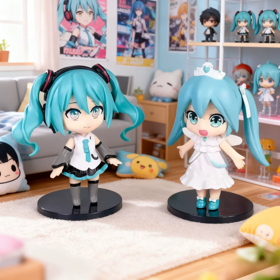 Bandai Hatsune Miku Q Edition Serie der ersten Generation Anime-Figur in Multicolor - Bild 5
