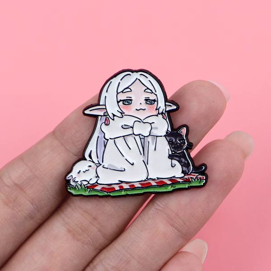 Brosche Japanische Anime Frieren, Emaille Pin, Bunt, Damen - Bild 2