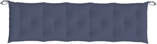 vidaXL Gartenbank-Auflage aus Oxford-Gewebe in Marineblau, B/T/H: 180 x 50 x 7 cm - Bild 1