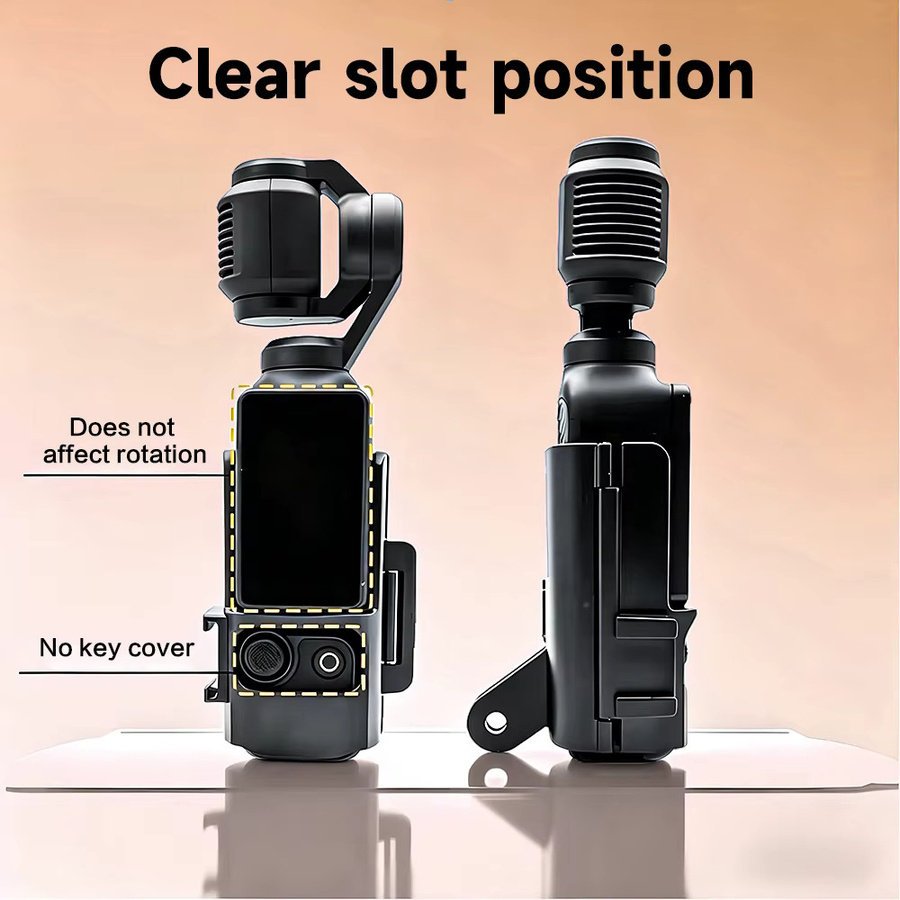 LRBH Saugnapf-Kamerahalterung für DJI Osmo Pocket 3 aus Aluminiumlegierung mit 360 Grad verstellbarem Arm und 80mm Saugkraft - Bild 4