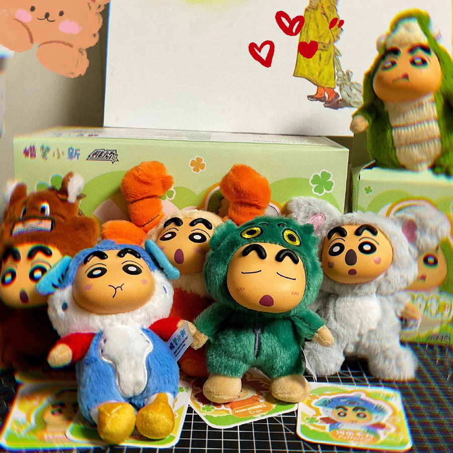 52TOYS Crayon Shin-Chan Wonderful Animal Series Plüsch-Blindbox, Plüschtier-Tasche, Anhänger - Bild 2