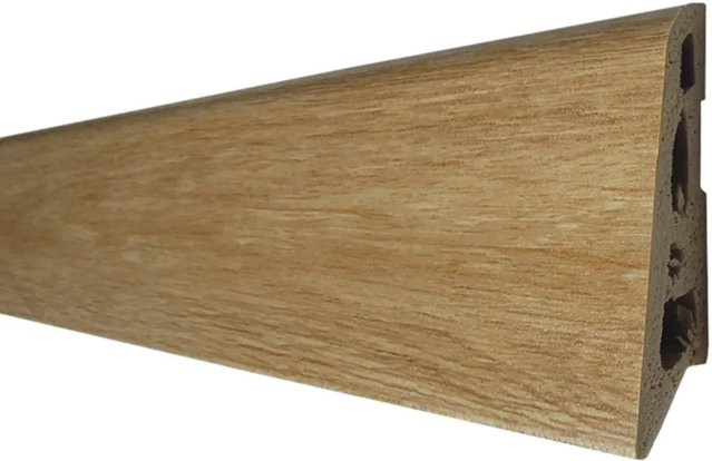 Sockelleiste Döllken Profiles Boston Design Colorado Oak in Braun, H: 60 mm, B: 15 mm, Länge: 2500 mm - Bild 1