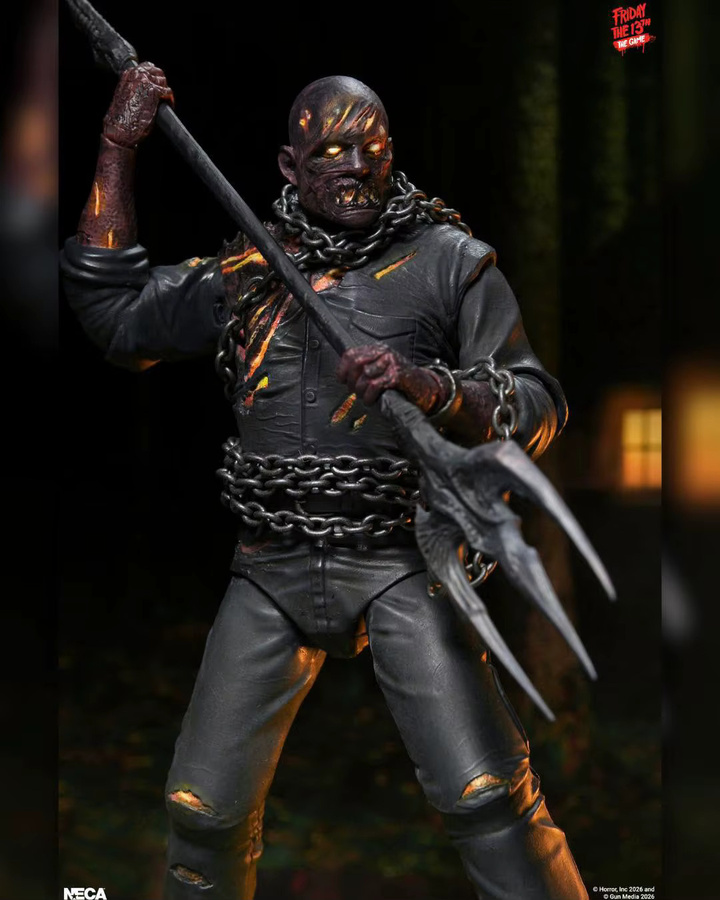 NECA Toys Freitag der 13. – Das Spiel: Ultimate Savini Jason, Actionfigur, Modellpuppe, Bausatz - Bild 3