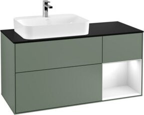 V&B Finion Waschtischunterschrank in Lackoptik, Wandmontage, Breite: 120 cm - Bild 1