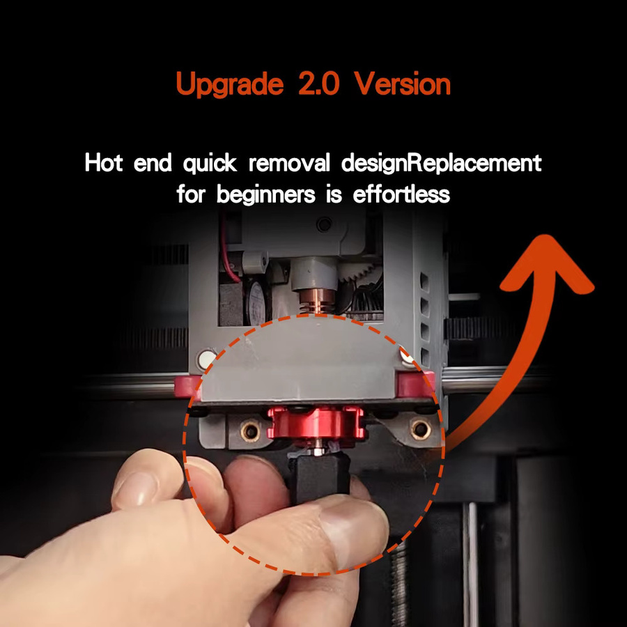 Flashforge Upgrade-Hotend für Adventurer 5M und 5M Pro mit austauschbaren Düsen für Multicolour-Drucke - Bild 2