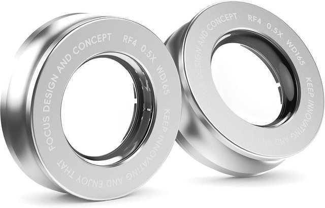 RF4 Mikroskoplinse WD165 in Silber, 0,5x - Bild 1