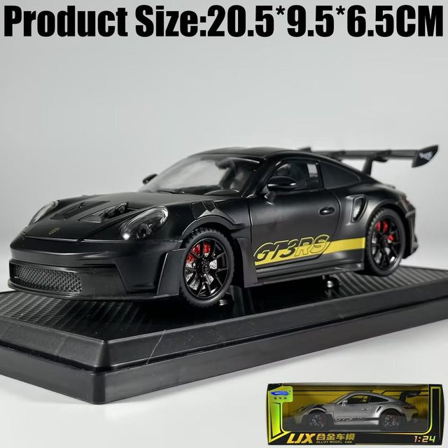 Linyi toy car Porsche 911 GT3 RS 992 Generation, Modellauto, 1:24, Metall, ab 14 Jahren - Bild 1