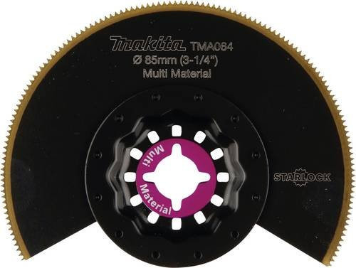 Makita Bimetal Segmentsägeblatt Universal für Holz und Kunststoff, 85 mm, Schwarz - Bild 1